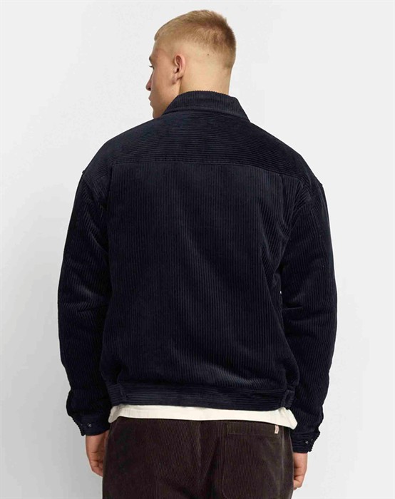 Padded Corduroy Jakke - Dark Navy